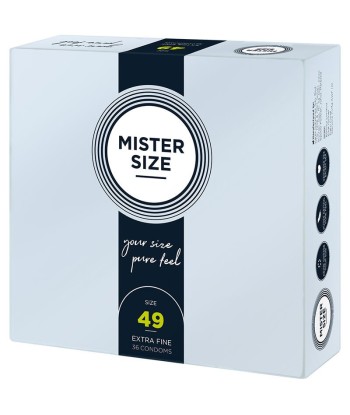 MISTER SIZE - PRESERVATIVOS TALLA S 49 MM (36 UNIDADES)