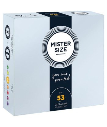 MISTER SIZE - PRESERVATIVOS TALLA M 53 MM (36 UNIDADES)