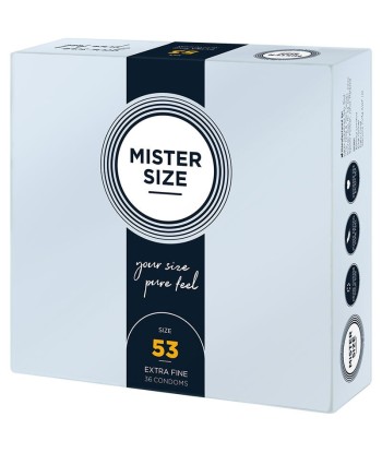 MISTER SIZE - PRESERVATIVOS TALLA M 53 MM (36 UNIDADES)