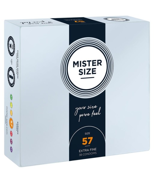 MISTER SIZE - PRESERVATIVOS TALLA L 57 MM (36 UNIDADES) MISTER SIZE - PRESERVATIVOS TALLA L 57 MM (36 UNIDADES)