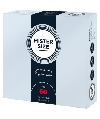 MISTER SIZE - PRESERVATIVOS TALLA XL 60 MM (36 UNIDADES)