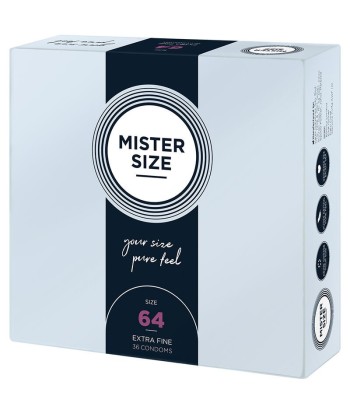 MISTER SIZE - PRESERVATIVOS TALLA XXL 64 MM (36 UNIDADES)