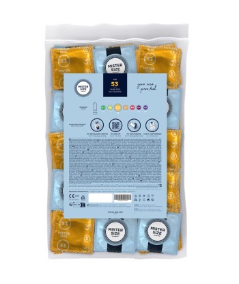 MISTER SIZE - PRESERVATIVOS TALLA M 53 MM (100 UNIDADES)