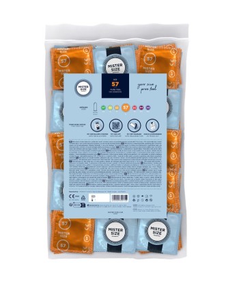 MISTER SIZE - PRESERVATIVOS TALLA L 57 MM (100 UNIDADES)
