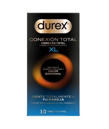 DUREX - CONEXIÓN TOTAL XL ULTRA FINO PLUS SIN LÁTEX 10 UNIDADES