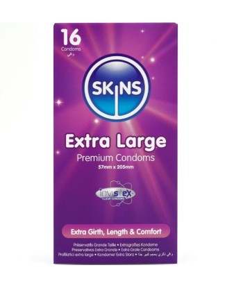 SKINS - TAMAÑO XL PRESERVATIVOS PREMIUM PACK 16