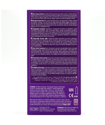SKINS - TAMAÑO XL PRESERVATIVOS PREMIUM PACK 16