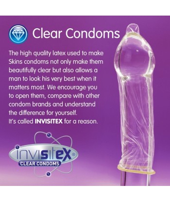 SKINS - TAMAÑO XL PRESERVATIVOS PREMIUM PACK 4