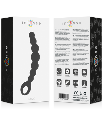 INTENSE - ANAL BEADS MAX NEGRO