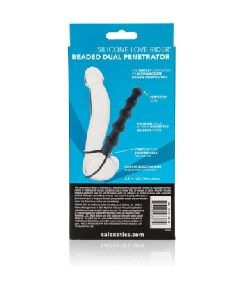 CALEXOTICS - BEADED DUAL PENETRATOR PENETRADOR DOBLE