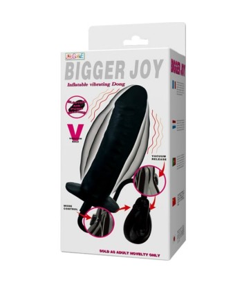 BAILE - BIGGER JOY DILDO HINCHABLE CON VIBRACIÓN 16 CM