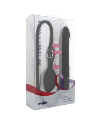 SEVEN CREATIONS - VIBRADOR HINCHABLE NEGRO