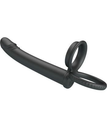 PRETTY LOVE - MOSES ANILLO DOBLE PENE PARA DONLE PENETACIÓN NEGRO