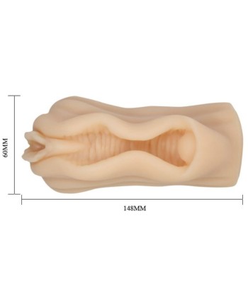 BAILE - MINI MASTURBADOR MASCULINO DISEÑO LABIOS VAGINA