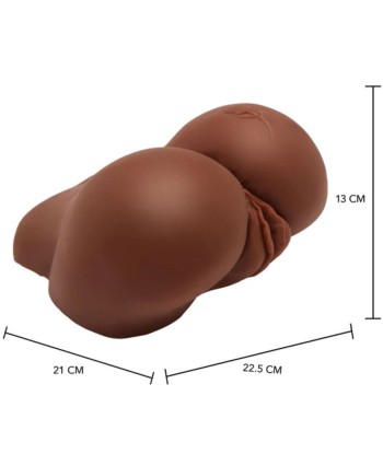 ACT - BIG ASS MASTURBADOR REALISTA CON VIBRADOR MARRÓN