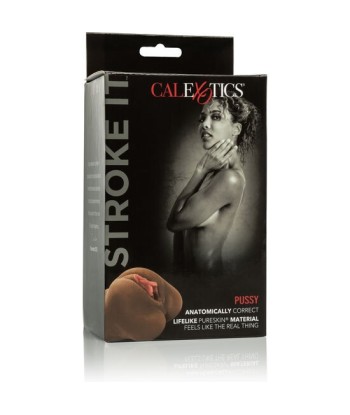 CALEXOTICS - STROKE IT MASTURBADOR VAGINA MARRÓN