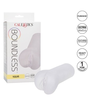 CALEXOTICS - BOUNDLESS VULVA MASTURBADOR TRANSPARENTE
