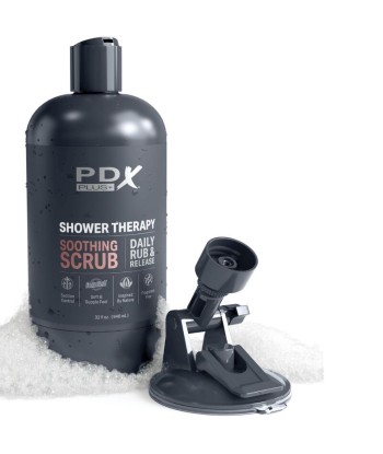 PDX PLUS - MASTURBADOR STROKER DISEÑO DISCRETO DE BOTE CHAMPU SOOTHING SCRUB CARAMELO