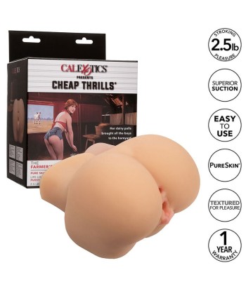 CALEXOTICS - THE FARMERS DAUGHTER DOBLE MASTURBADOR REALÍSTICO NATURAL