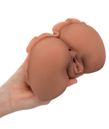 CALEXOTICS - THE HOMECOMING QUEEN DOBLE MASTURBADOR REALÍSTICO CARAMELO