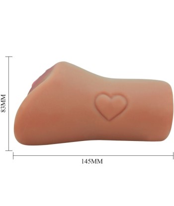 CRAZY BULL - SCARLET VAGINA Y ANO DISEÑO CON UN CORAZÓN NATURAL