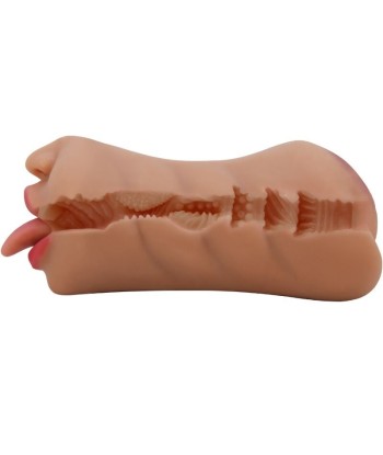 CRAZY BULL - SARAH MASTURBADOR DOBLE BOCA and VAGINA NATURAL