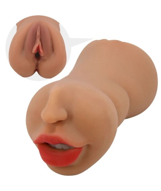 CRAZY BULL - ZOEY MASTURBADOR DOBLE BOCA and VAGINA NATURAL