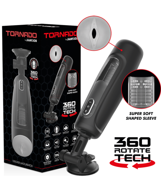 JAMYJOB - TORNADO MASTURBADOR 360 ROTATE TECH