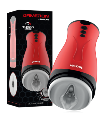 JAMYJOB - MASTURBADOR DE SUCCIÓN Y VIBRACIÓN DAMERON