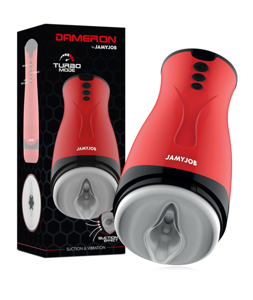 JAMYJOB - MASTURBADOR DE SUCCIÓN Y VIBRACIÓN DAMERON