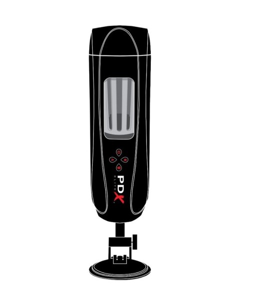 PDX ELITE - MASTURBADOR STROKER ULTIMATE MILKER 2 GIRATORIO Y VIBRADOR