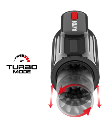 JAMYJOB - VORTEX MASTURBADOR TURBO CON EMPUJE Y ROTACIÓN 360 UP AND DOWN