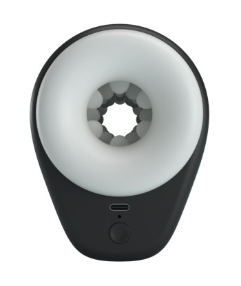 PRETTY LOVE - DJ GIRL MASTURBADOR MASCULINO CON VIBRACIÓN 5 CONFIGURACIONES NEGRO