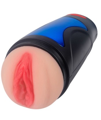 SHEQU - RENEE SQUEEZABLE MASTURBADOR VAGINA CON VIBRACIÓN EN ESTUCHE