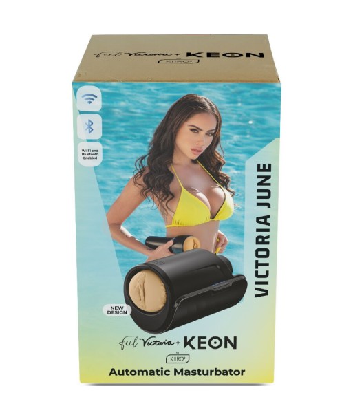 KIIROO - KEON WIFI COMBO VICTORIA JUNE MASTURBADOR AUTOMÁTICO FEEL STROKER