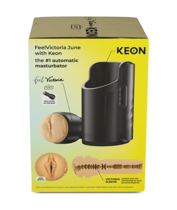 KIIROO - KEON WIFI COMBO VICTORIA JUNE MASTURBADOR AUTOMÁTICO FEEL STROKER