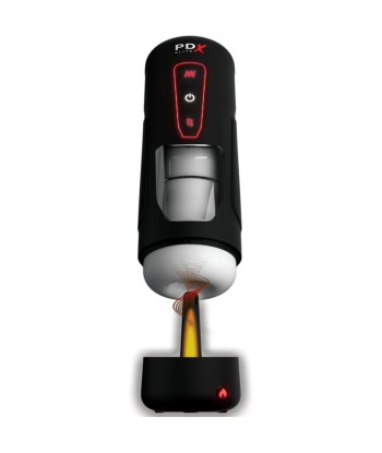 PDX ELITE - MILK ME HOTTER MASTURBADOR AUTOMÁTICO CON THRUSTING Y VIBRACIÓN EFECTO CALOR