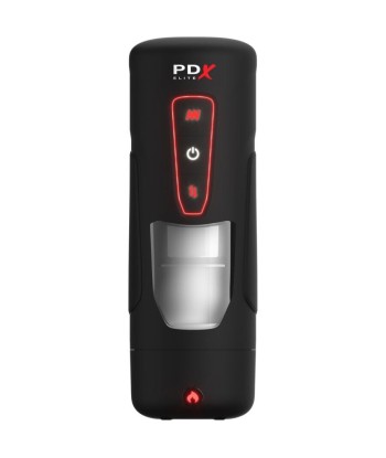 PDX ELITE - MILK ME HOTTER MASTURBADOR AUTOMÁTICO CON THRUSTING Y VIBRACIÓN EFECTO CALOR