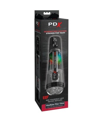 PDX ELITE - VIEWTUBE MAX VIEW MASTURNADOR AUTOMÁTICO CON SUCCIÓN TRANSPARENTE