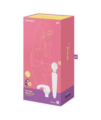 SATISFYER - DOUBLE WANDER APP BLANCO