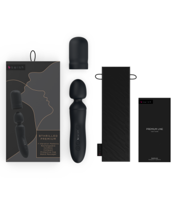 B SWISH - BTHRILLED VIBRADOR WAND PREMIUM NEGRO