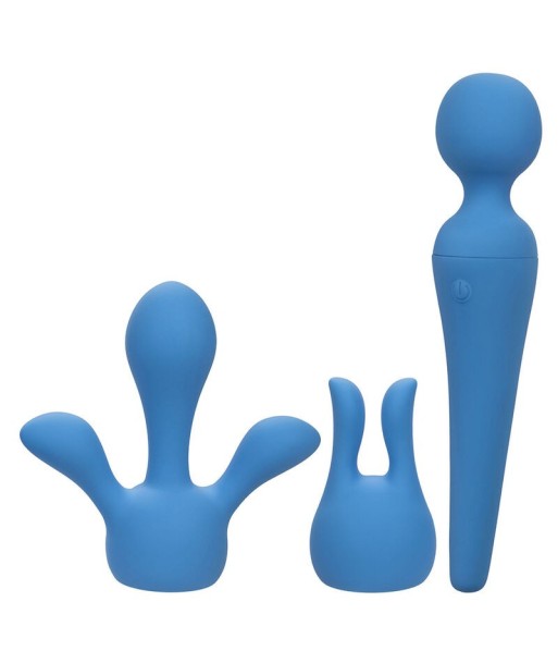 CALEXOTICS - COUTURE KIT VIBRADOR WAND 10 VIBRACIONES AZUL CALEXOTICS - COUTURE KIT VIBRADOR WAND 10 VIBRACIONES AZUL