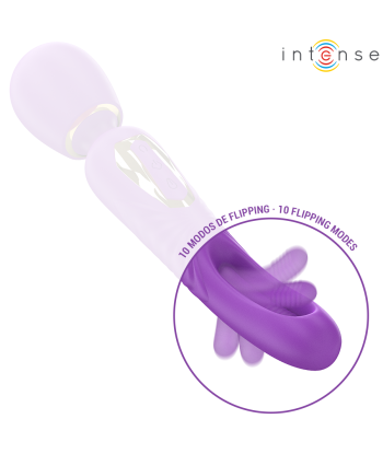 INTENSE - CHRISTY VIBRADOR WAND CON LENGUA GIRATORIA