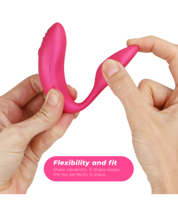 WE-VIBE - CHORUS VIBRADOR PAREJAS CON CONTROL SQUEEZE ROSA