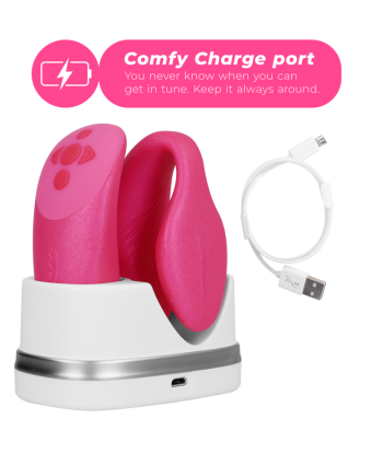 WE-VIBE - CHORUS VIBRADOR PAREJAS CON CONTROL SQUEEZE ROSA