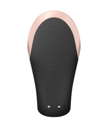 SATISFYER - APP DOUBLE LOVE VIBRADOR PAREJAS LUXURY NEGRO