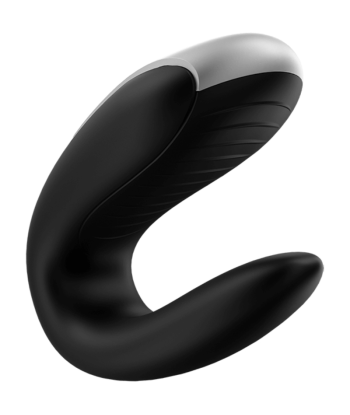 SATISFYER - DOUBLE FUN PARTNER VIBRADOR NEGRO