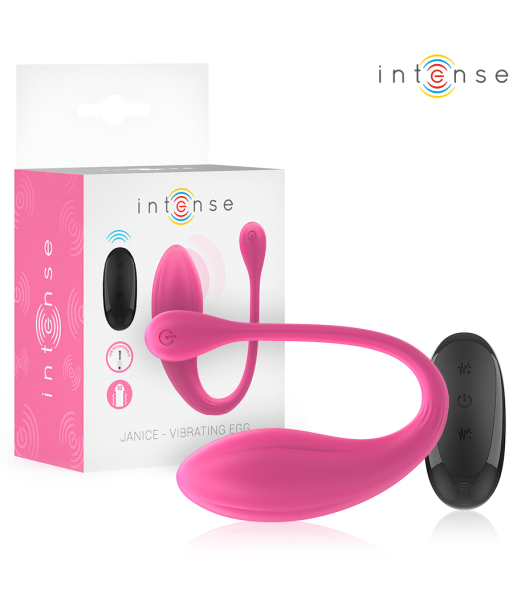 INTENSE - JANICE VIBRADOR U DOBLE ESTIMULACIÓN 10 VIBRACIONES ROSA CONTROL REMOTO INTENSE - JANICE VIBRADOR U DOBLE ESTIMULACIÓN 10 VIBRACIONES ROSA CONTROL REMOTO