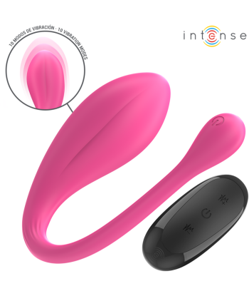 INTENSE - JANICE VIBRADOR U DOBLE ESTIMULACIÓN 10 VIBRACIONES ROSA CONTROL REMOTO
