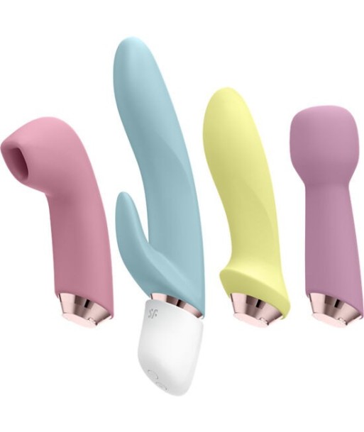 SATISFYER - MARVELOUS FOUR SET VIBRADOR and SUCCIONADOR